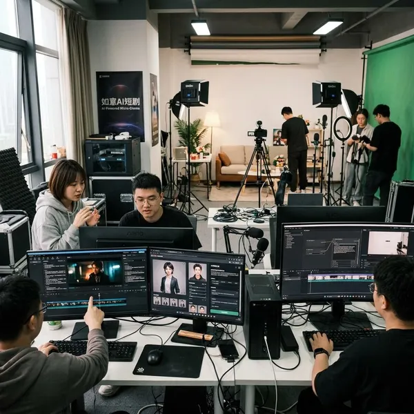china ai micro drama industry